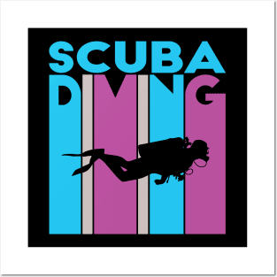 Scuba Diving Posters and Art